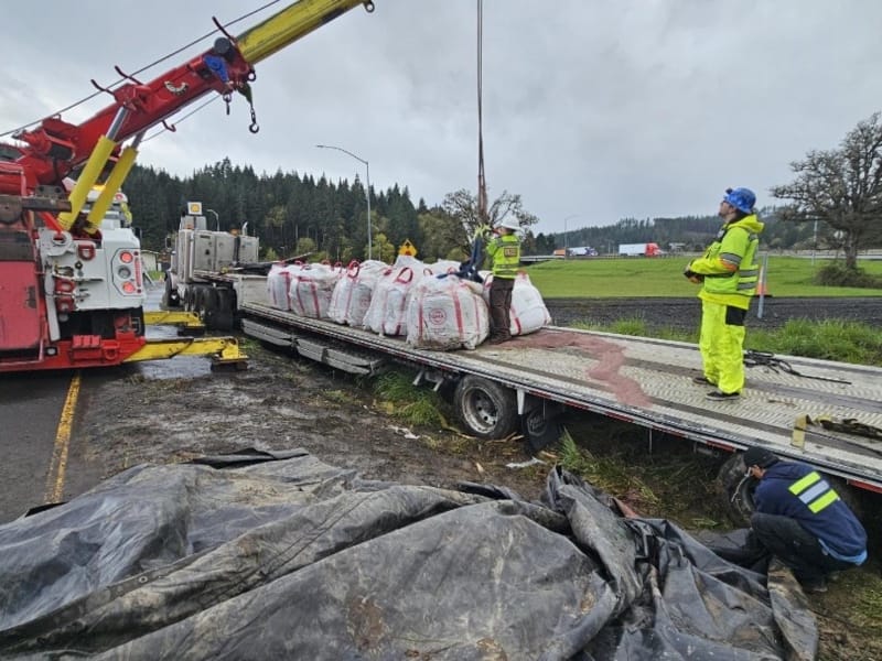 I-5 heavy towing